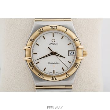 오메가 컨스텔레이션 OMEGA Constellation 풀바 18K 골드/스틸콤비쿼츠Ref.396.1201