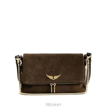 Zadig&Voltaire 26FW �ڵ�غ��׸� ũ�ν��� LWBA04201 WOOD BROWN GOLD26FW �ڵ�غ��׸� ũ�ν��� LWBA04201 WOOD BROWN GOLD