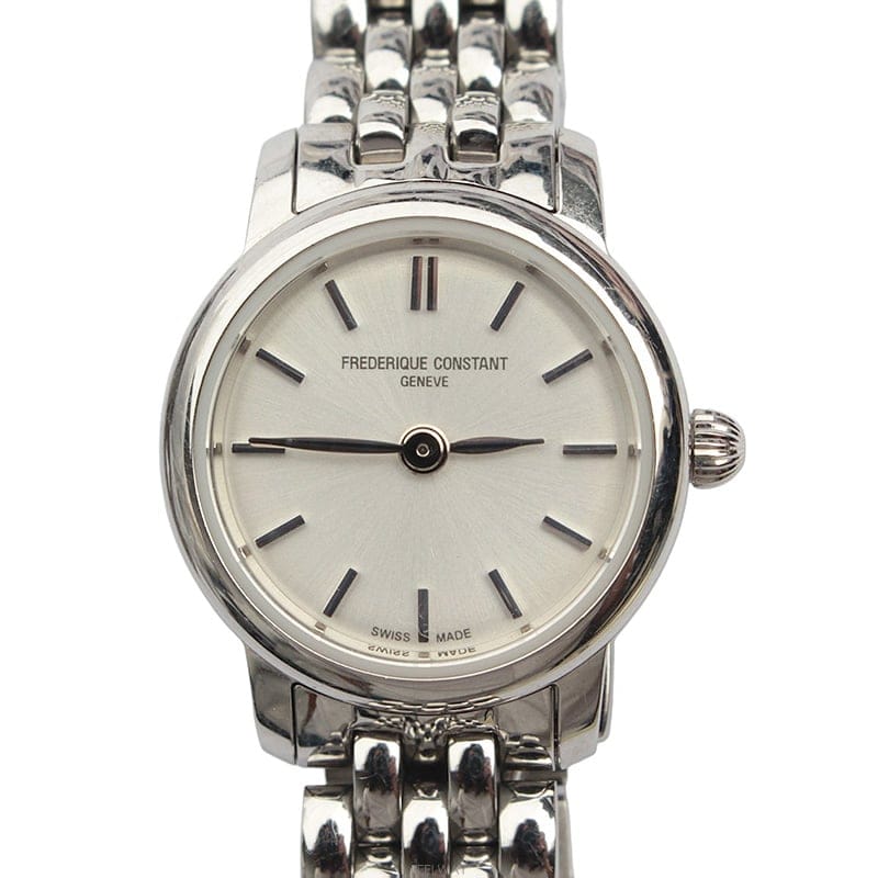 Frederique Constant �����帯 �ܽ�źƮ �������� �̴� ��ƿ �ð� 19mm�����帯 �ܽ�źƮ �������� �̴� ��ƿ �ð� 19mm