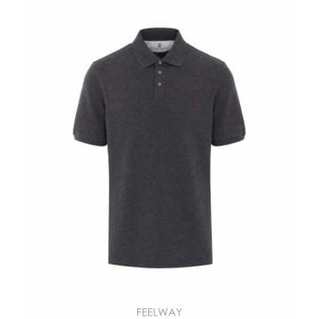 26FW 브루넬로 쿠치넬리 피케 폴로 셔츠 ME8548788 CYQ41 GREY