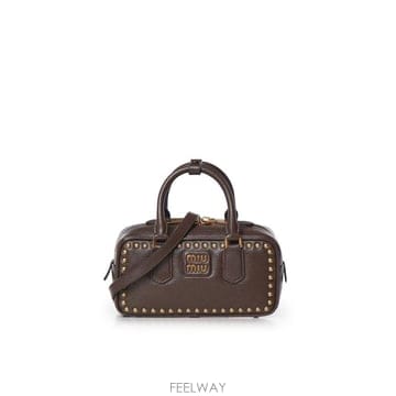 Miu Miu 26FW �̿�̿� �Ƹ�ī�� �ΰ� ��Ʈ�� 5BB142 2ZSQF0343 MAHOGANY26FW �̿�̿� �Ƹ�ī�� �ΰ� ��Ʈ�� 5BB142 2ZSQF0343 MA