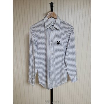 [M] 꼼데가르송 스트라이프 남성 셔츠 하트와펜 AZ-B006 093062