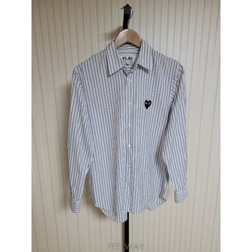 [S] 꼼데가르송 스트라이프 남성 셔츠 하트와펜 AZ-B006 093062 A1