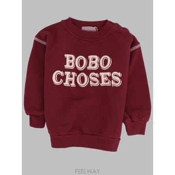 26 F/W 보보쇼즈 보보 CHOSES 엠보시드 맨투맨 (KIDS 상 B0042314124