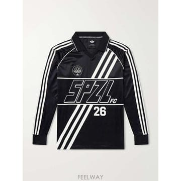 아디다스 SPZL FC LOGOAPPLIQUED 프린트 저지 폴로  B0082333908