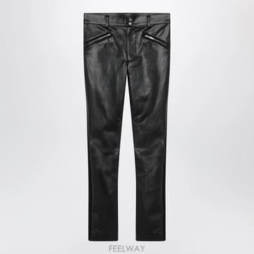 26 F/W 사카이 블랙 슬림 트라우저 인 페이크 레더 26-0880 B0052335263