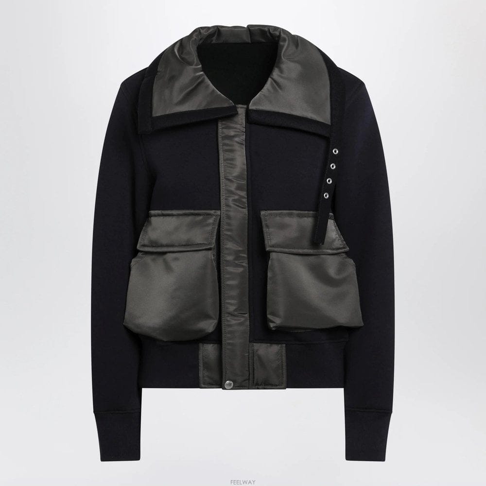 Sacai 26 F/W ��ī�� ���̺� BLUEKHAKI �׸� ���� �� ��ư ���� B005233526626 F/W ��ī�� ���̺� BLUEKHAKI �׸� ���� �� ��ư ���� 