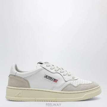 26 F/W 오트리 화이트 MEDALIST 로우 스니커즈 인 레더 & B0052335281