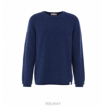 26 F/W 프리미아타 로고 스웨터 PMG39/INDIGO B0012335352