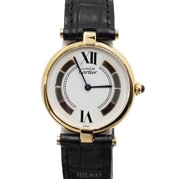 까르띠에 W1006454 머스트 방돔 루이 쿼츠 30MM 여성 시계aa65128