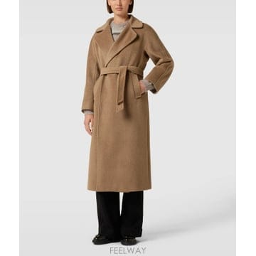 MAXMARA 위켄드 막스마라 TEMPERA 템페라 테디 롱 코트 026 카멜  5016085206026
