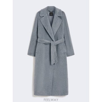 MAXMARA 위켄드 막스마라 TEMPERA 템페라 테디 롱 코트 005 미디엄 그레이  5016085206
