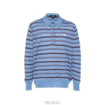Wales Bonner ������ ���� striped long sleeve polo shirt 12269065961736 TP72572������ ���� striped long sleeve polo shirt 12269065961