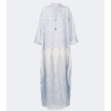 26 FW Pucci Baiadera 실크 트윌 카프탄 TP581893843