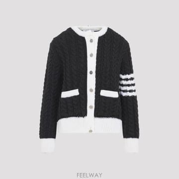 [D14]톰브라운 FKC724AY1024 025 DARK GREY 여성 스웨터 니트 가디건 Thom Brow
