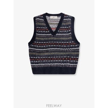 [N85]DUNST UDSW5C112N2 남여공용 니트 스웨터 가디건 DUNST Crafted  Vest