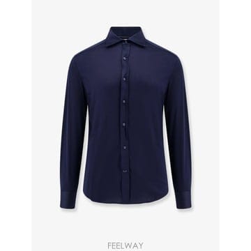 [N85]브루넬로 쿠치넬리 MH8366686 남성 셔츠 남방 BRUNELLO CUCINELLI Silk an
