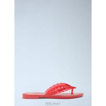 | Other Brand | 26 FW GANNI x Melissa ���� Ruffled Strap Flip Flops D1020029 426 FW GANNI x Melissa ���� Ruffled Strap Flip Flops D1