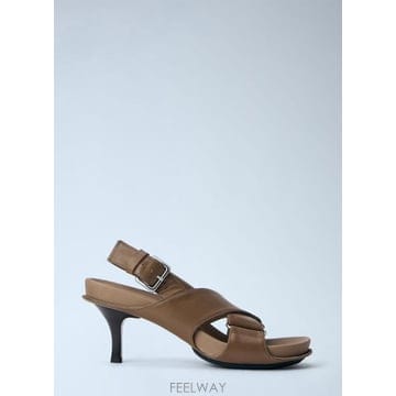 Marni 26 FW ������ ���� Leather Slingback Sandals J03SW0044 J40369 03626 FW ������ ���� Leather Slingback Sandals J03SW0044 