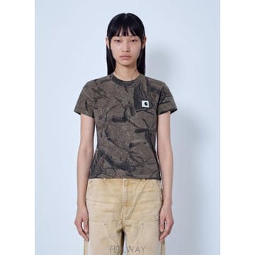 26 FW 칼하트 여성 Feather Tree T Shirt I037277.3ZQGD.03 TP8778889