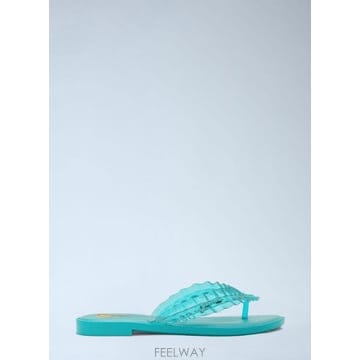 | Other Brand | 26 FW GANNI x Melissa ���� Ruffled Strap Flip Flops D1020032 026 FW GANNI x Melissa ���� Ruffled Strap Flip Flops D1