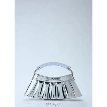 26 FW 라코스테 여성 Runway H Lenglen Mirror Effect Leather Bag NU5