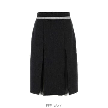 PRADA [X45]����� P10B0SOOO11H4 F0480 ���� ��ĿƮ ġ�� �� �̵� �̴Ͻ�ĿƮ Slate wool[X45]����� P10B0SOOO11H4 F0480 ���� ��ĿƮ ġ�� �� ��