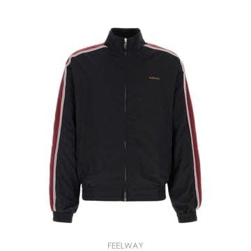 [X45]베르사체 10254681A17589 1B000 남성 블레이저 봄버 캐주얼자켓 Black nylon