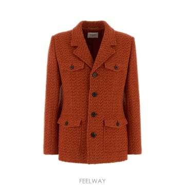 Saint Laurent [X45]���ζ� 873530Y7D30 7070 ���� ���� ����Ʈ �ٿ��Ʈ ���� Orange boucle b[X45]���ζ� 873530Y7D30 7070 ���� ���� ����Ʈ �ٿ��