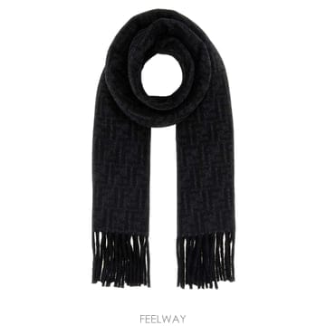 FENDI [X45]��� FXS417B1VZ F1Y8E ���� ��ī�� �񵵸� ����� ���÷� Black wool and c[X45]��� FXS417B1VZ F1Y8E ���� ��ī�� �񵵸� ����� 