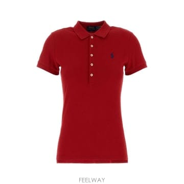 Ralph Lauren [X45]����  211B18200 008 ���� ���� ���ɼ��� Red stretch piquet polo sh[X45]����  211B18200 008 ���� ���� ���ɼ��� Red stretc
