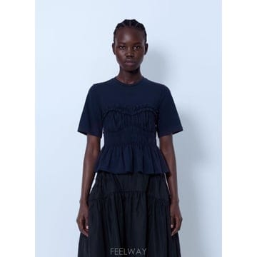 26 FW 세실리에 반센 여성 Cbvilde T Shirt Jersey cec0266023nav