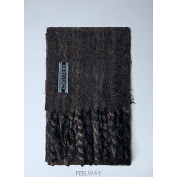 Our Legacy 26 FW �ƿ������� ���� Estate Scarf our0365067blk F26 FW �ƿ������� ���� Estate Scarf our0365067blk F