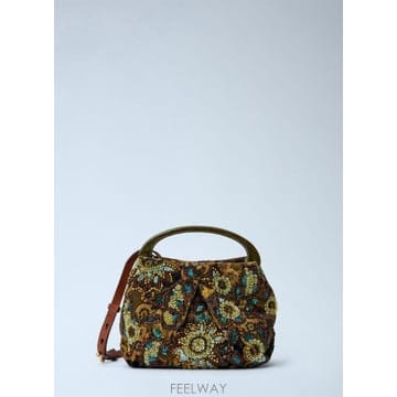 26 FW 드리스반노튼 여성 Crisp Metallic Crossbody Bag dvn0265020grn
