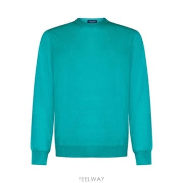 23SS 드루모어 Aqua 그린 크루 넥 풀오버 D0KK103411 TP581857499