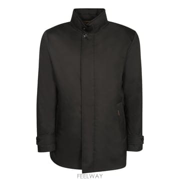26FW 무레르 스무스 앤 water repellent 패브릭  프론트 button 클로저  Raised 칼