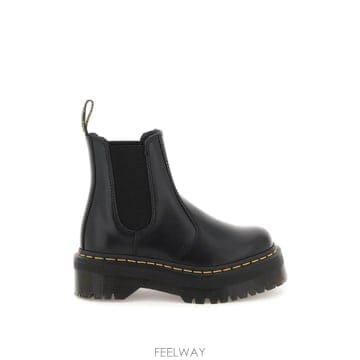Dr  Martens Dr  Martens 2976 Quad 블랙 레더 첼시 부츠 24687001BLACK 