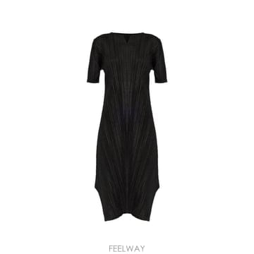 Issey Miyake 26 FW �ø��� �ø��� �̼��� �̾��� ��ο� �ø��� V�� ���Ī �巹�� PP66JH286 TP455146726 FW �ø��� �ø��� �̼��� �̾��� ��ο� �ø��� V�� ��
