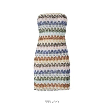Missoni 26 FW �̽�� ���̽� ��Ƽ�� �߽�Ƽ�� �̴� �巹�� DS26WG2GBR015P TP45508328926 FW �̽�� ���̽� ��Ƽ�� �߽�Ƽ�� �̴� �巹�� DS26WG