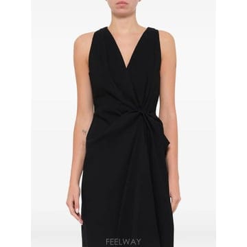 Lanvin 26 FW ���� �ŵ� ������ V�� �̴� �巹�� RWDR20532554P16 TP45507423426 FW ���� �ŵ� ������ V�� �̴� �巹�� RWDR20532554P16