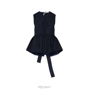 Cecilie Bahnsen 26 FW ���Ǹ��� �ݼ� �� Ŭ���� ���÷� ž 425RTW11006PS26NAVY TP45570417926 FW ���Ǹ��� �ݼ� �� Ŭ���� ���÷� ž 425RTW11006PS2