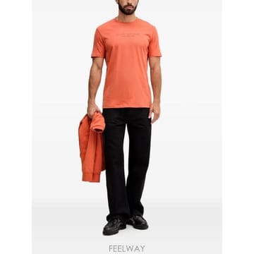 Armani 26 FW Armani Exchange logo embossed T shirt XM001280AF1036126 FW Armani Exchange logo embossed T shirt XM001280AF