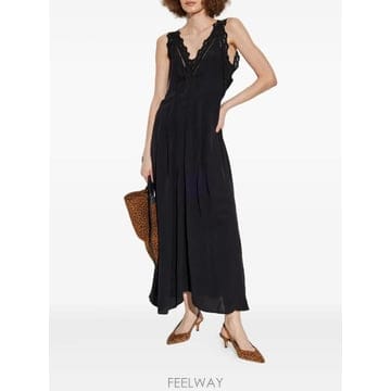 Isabel Marant 26 FW ���ں����� ���̽� �г� �ø��� �巹�� RO0807FAC3J11I TP44554416826 FW ���ں����� ���̽� �г� �ø��� �巹�� RO0807FAC3J