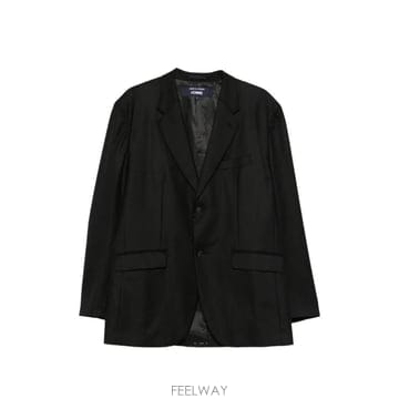 26 FW 꼼데가르송 옴므 노치드 라펠 싱글 브레스티드 재킷 HRJ009 TP459054030