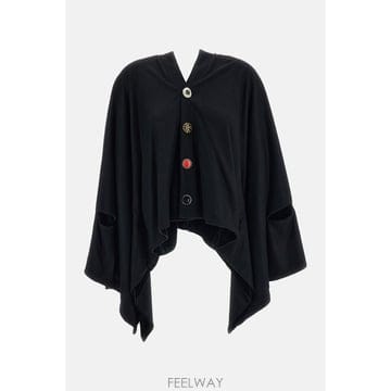 26 F/W 준야 와타나베 니트 울 케이프 JRT0140511 B0032323596