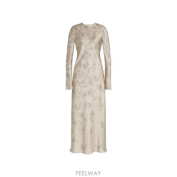 Alberta Ferretti 26 FW �˺���Ÿ�䷹Ƽ �÷η� ����Ʈ ��Ҹ� �巹�� AEF262U04546648 TP45544503326 FW �˺���Ÿ�䷹Ƽ �÷η� ����Ʈ ��Ҹ� �巹�� AEF26