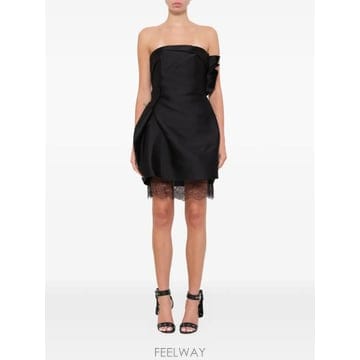 Lanvin 26 FW ���� ���̽� ������ ��Ʈ������ �̵� �巹�� RWDR21492519 TP45750481026 FW ���� ���̽� ������ ��Ʈ������ �̵� �巹�� RWDR21