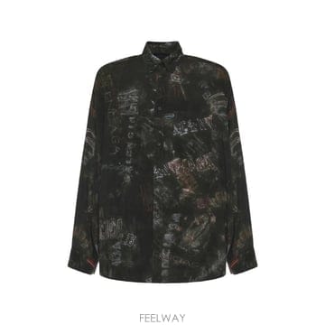 26 FW 발렌시아가 프린트 셔츠 857811TTL78 TP455433363