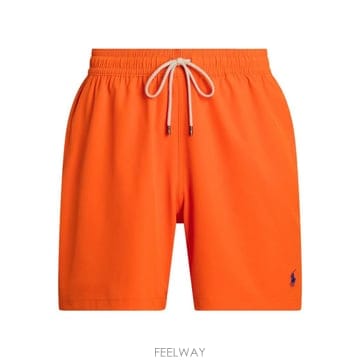 26 FW 폴로 랄프로렌 로고 자수 드로스트링 스윔 쇼츠 710957782011 TP454184215