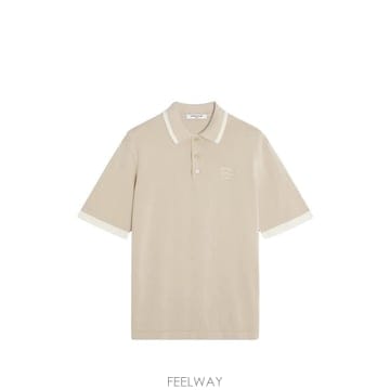 26 FW 메종 키츠네 콘트라스트 트리밍 버튼 업 폴로 셔츠 QM00208KT1135 TP455794403